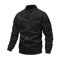 Men's Fashion Baseball Uniform Stand-up Collar Casual Jacket