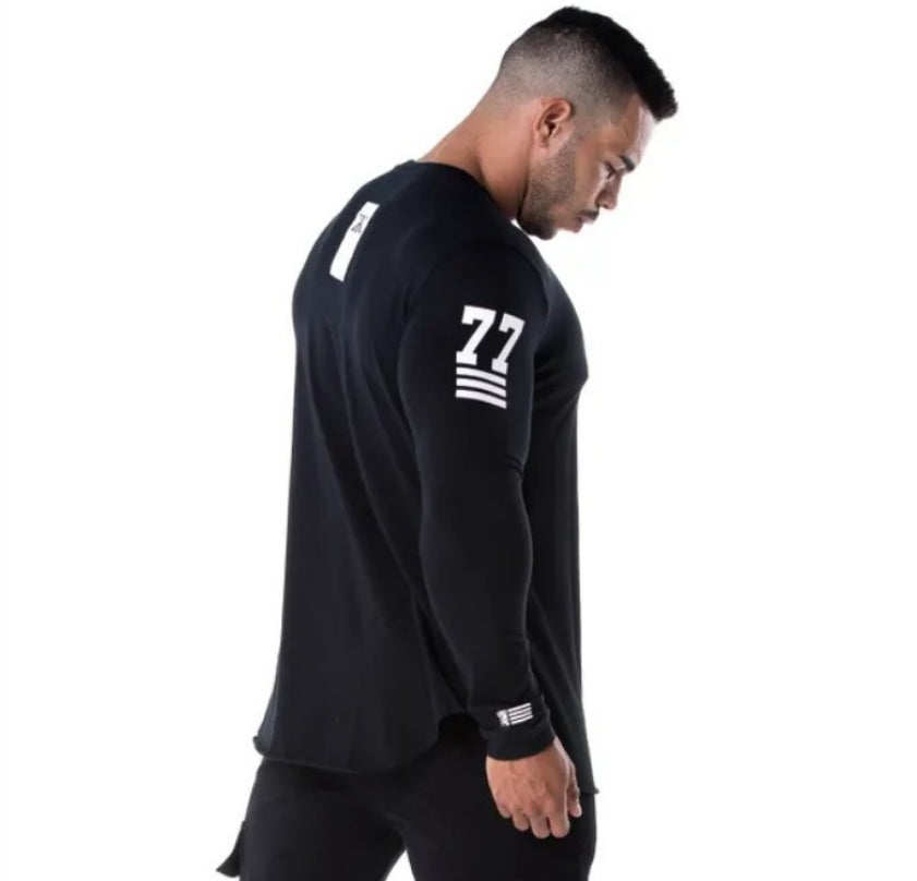 Fitness training long-sleeved bottoming shirt tops breathable elastic moisture wicking quick-drying tight-fitting quick-drying sports and leisure