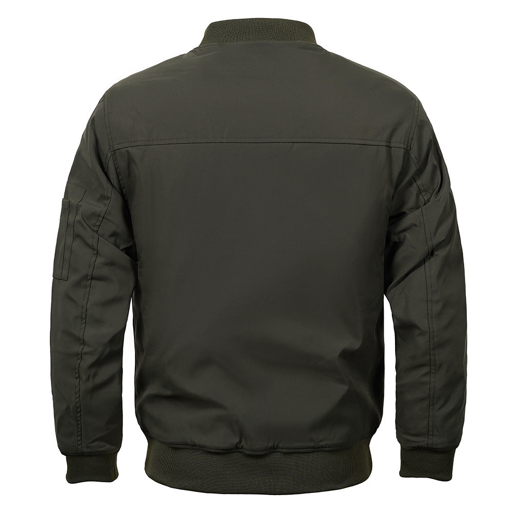 Men's Plus-sized Flight Jacket