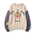 Round Neck Sweater Long Sleeve T-Shirt Jacket