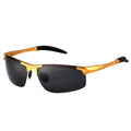 Aluminum magnesium alloy polarized sunglasses