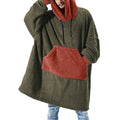 Plush sweater coat
