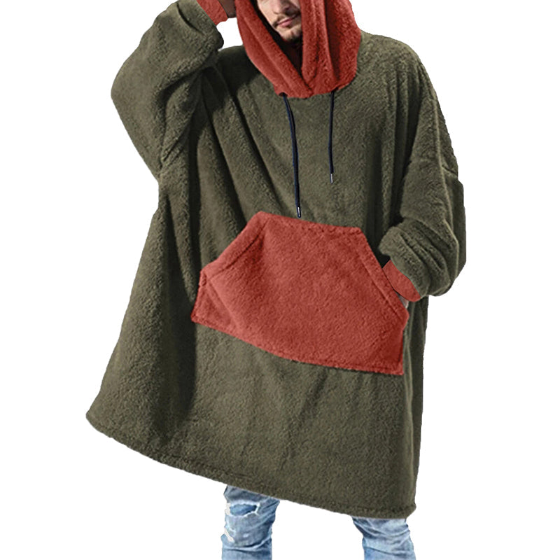Plush sweater coat