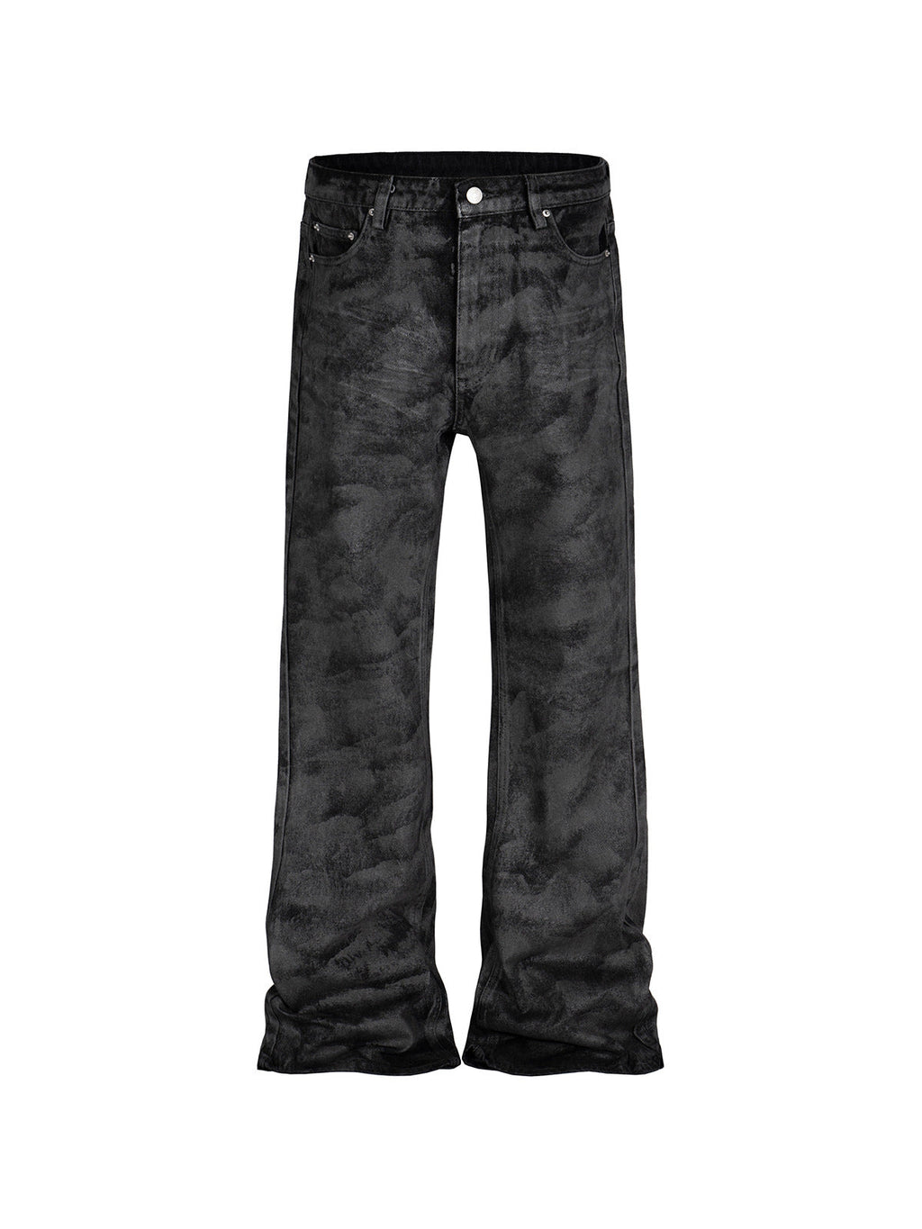 Men's Wide Leg Black Trousers Skinny Jeans