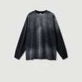 Retro Distressed Couple Long Sleeve Loose T-shirt
