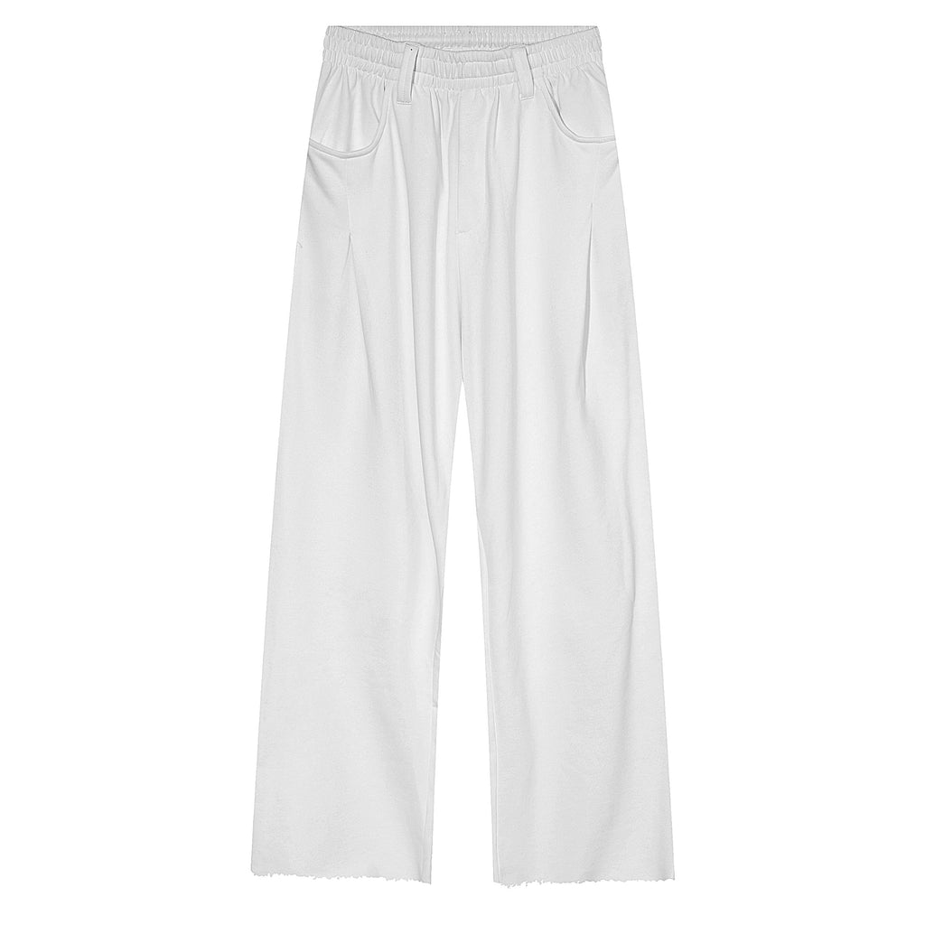 Men's Simple Wide Leg Straight Loose Casual Sweatpants