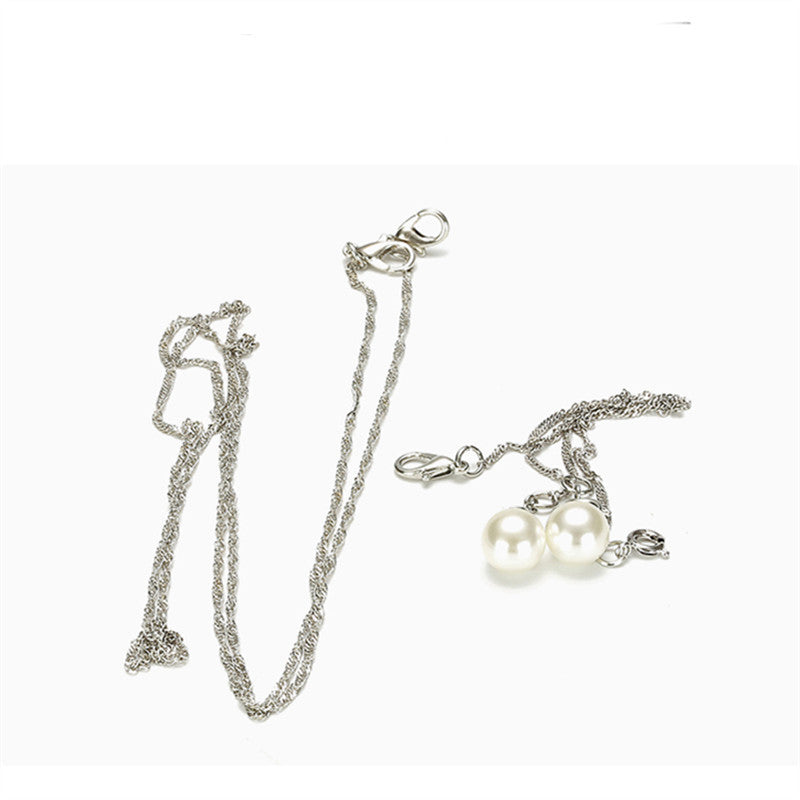 New mesh red glasses chain sunglasses chain hanging neck metal chain sunglasses with chain fashion