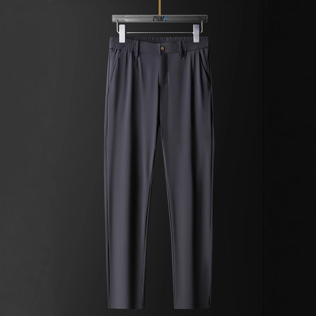 Seamless Non-ironing Men's Ice Silk Trousers
