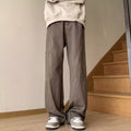 Retro High-street Dark Blue Workwear Denim Jeans