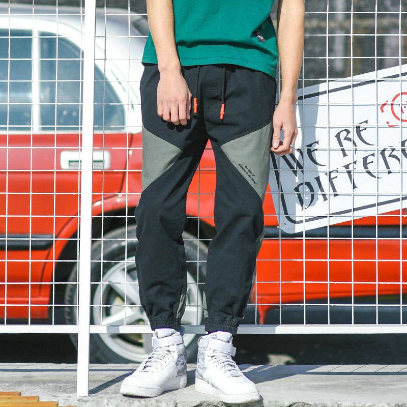 Contrast Harem Pants