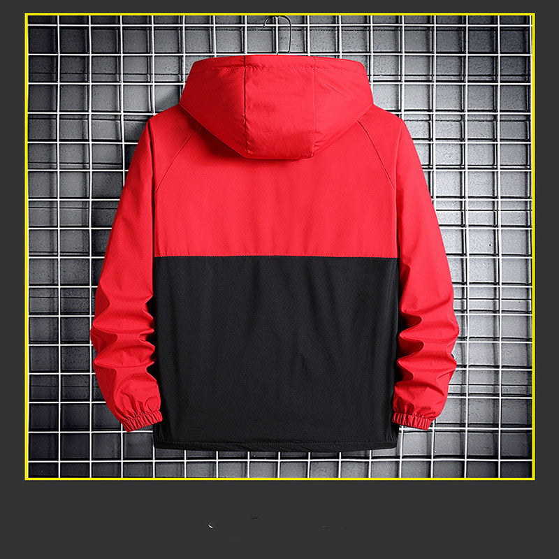 Korean Style Trendy Handsome Jacket Men's Hooded Clothes