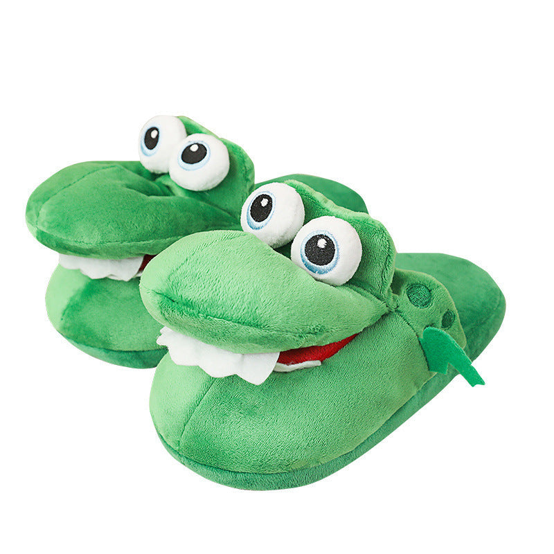Animal Slippers Dancing Spoof Dinosaur Cotton Shoes Sand Carving