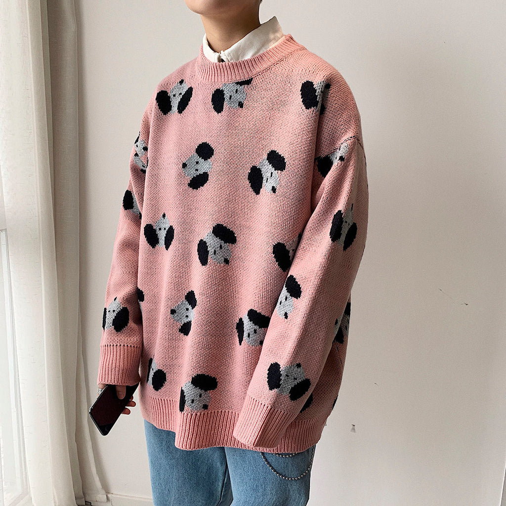 Doggy Round Neck Sweater