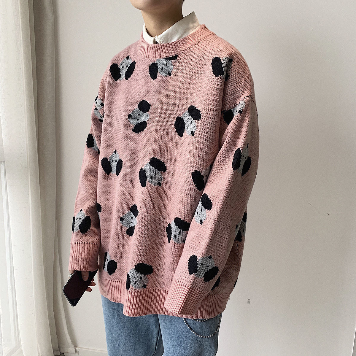 Doggy Round Neck Sweater
