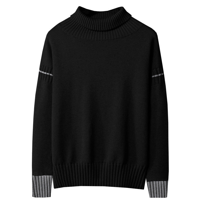 Men's long-sleeved round neck sweater