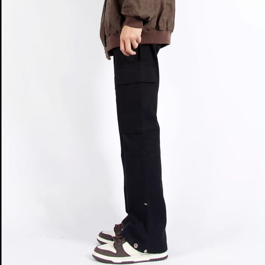Straight-leg Floor-length Pants Trendy Brand Fashion Casual