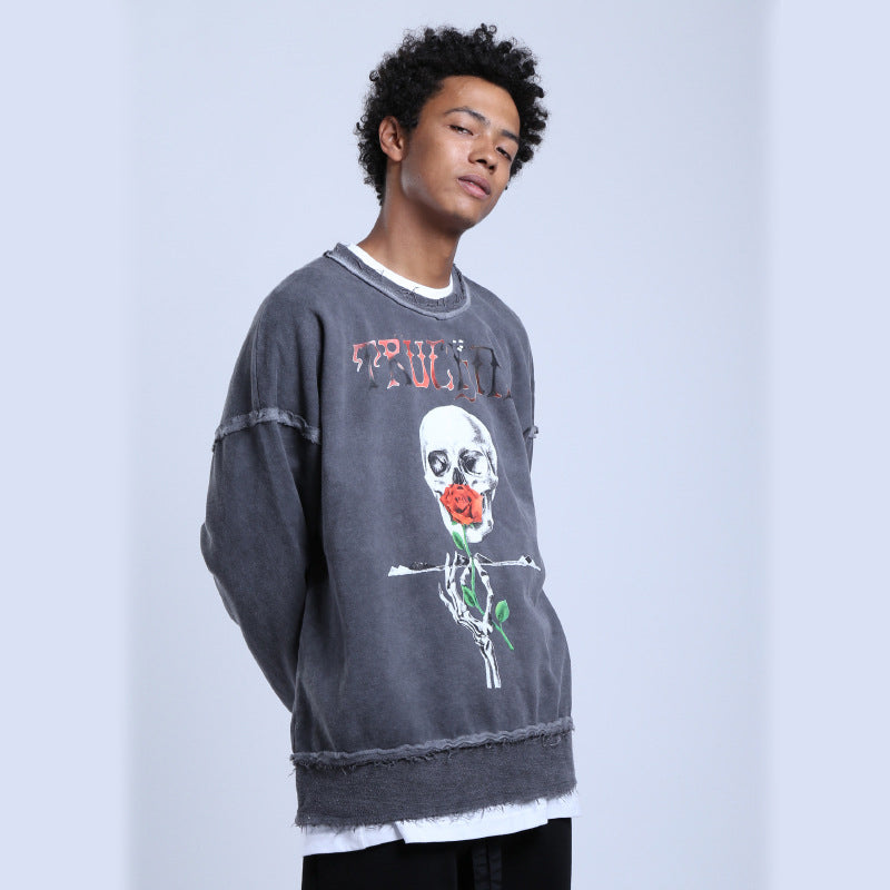Cotton printed sweatshirt