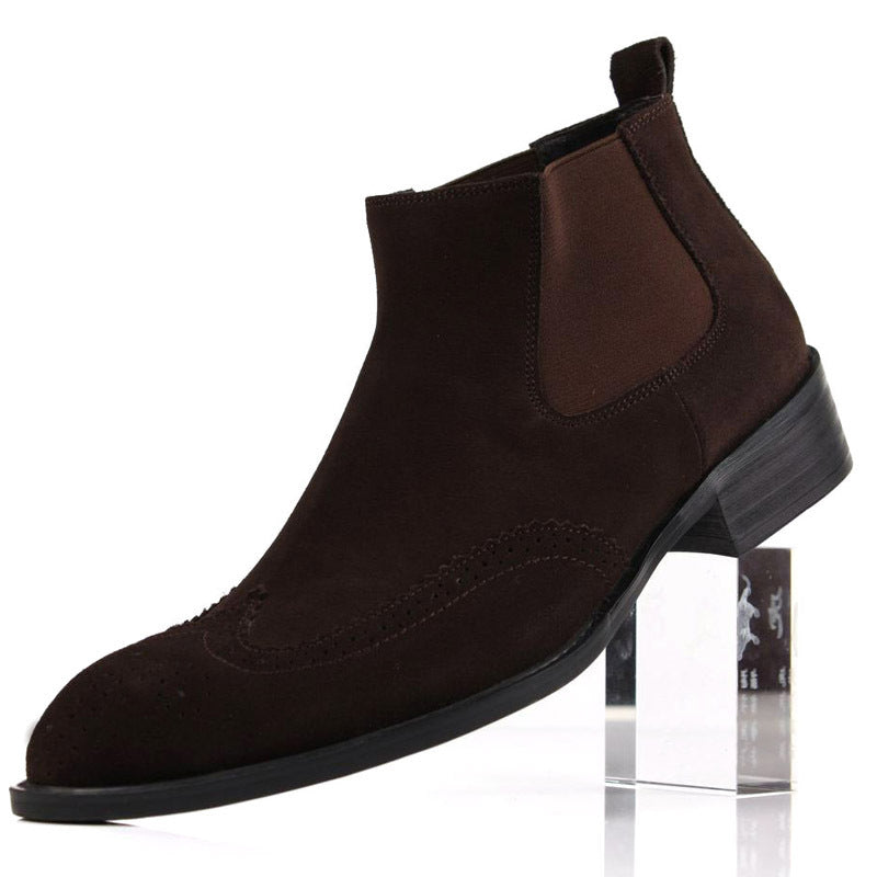 Pointed Toe Style Really Comfortable Cowhide Boots