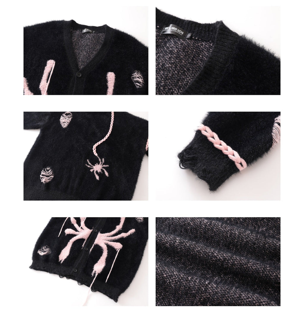 Loose Knitted Cardigan Couple Sweater