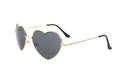 Cute peach heart shaped sunglasses