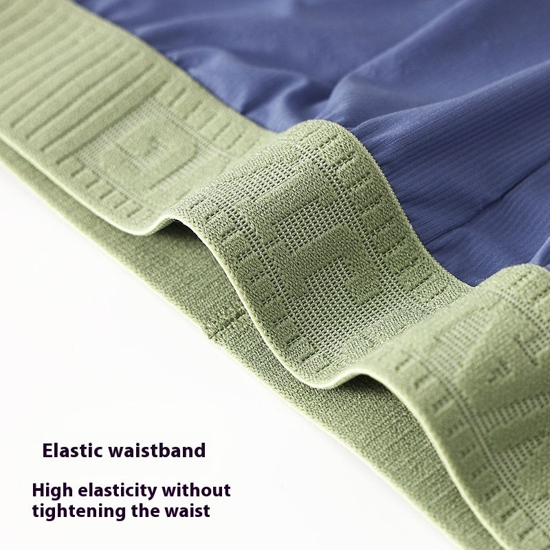 Men's Summer Loose Breathable Boxers Seamless Sport