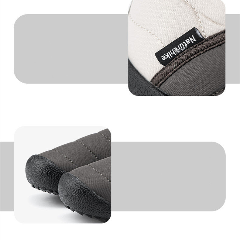 Medium Top Indoor Cotton Shoes Waterproof Boots