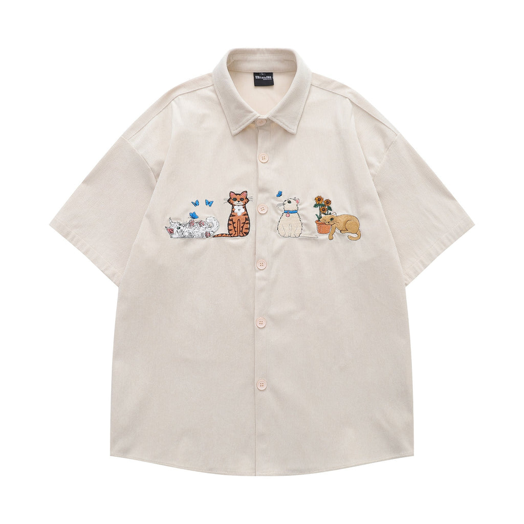 Fashion Brand Loose Couple Loose Shirt