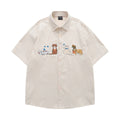 Fashion Brand Loose Couple Loose Shirt
