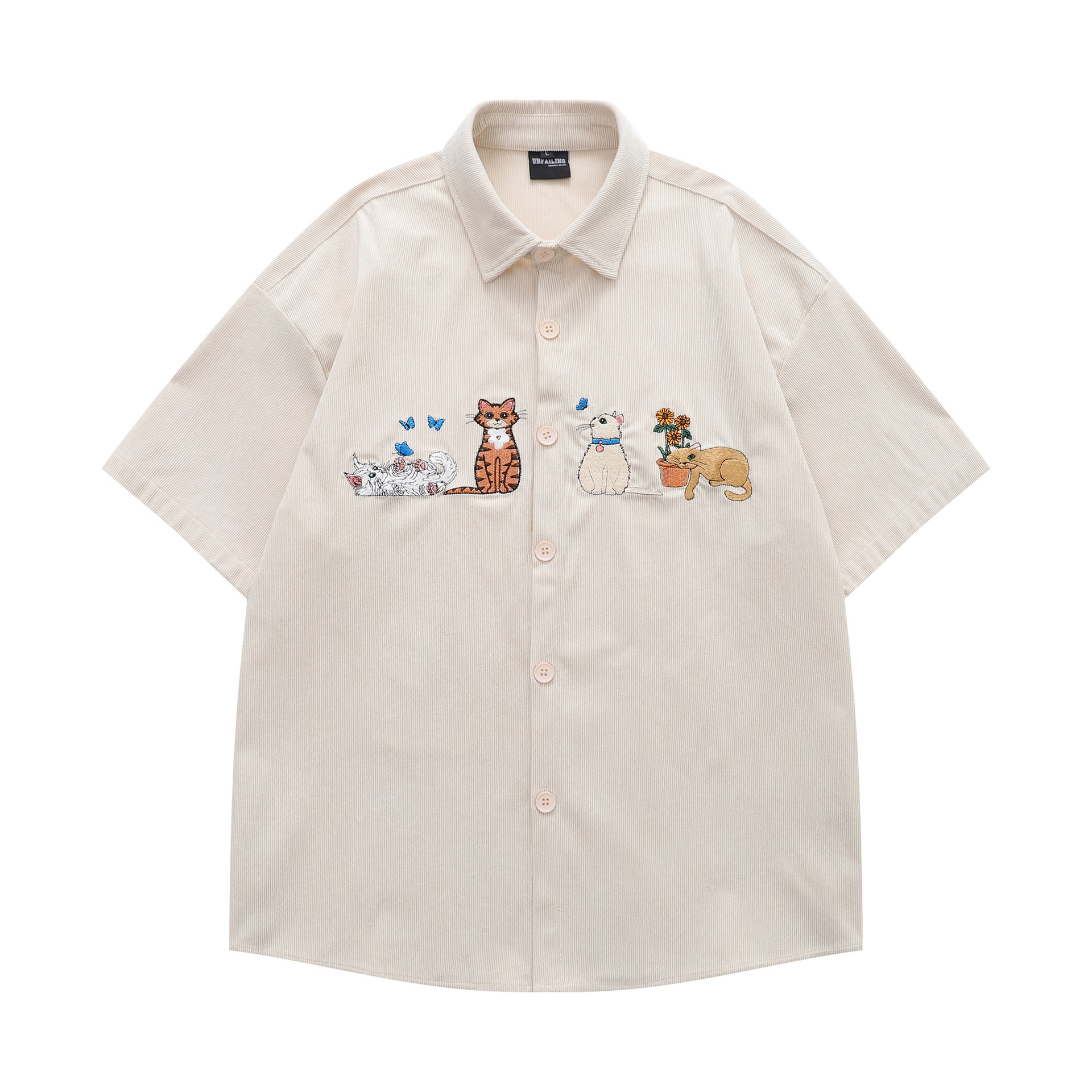 Fashion Brand Loose Couple Loose Shirt