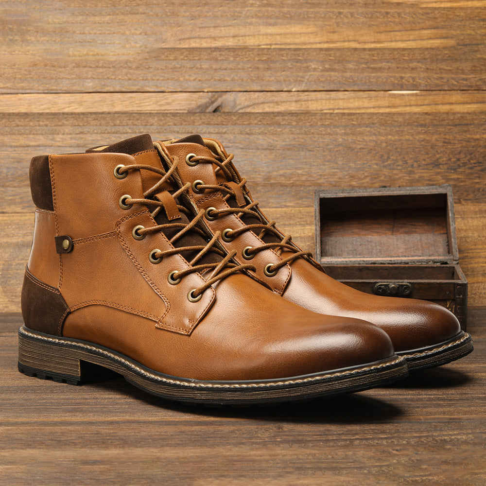 Outdoor Work Boots Men's Warm Plus Size Men's Shoes