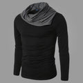 Knitted Bottoming Shirt Pullover Men's Slim High Neck Long Sleeves
