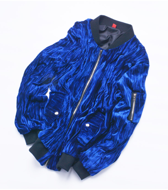 Blue Velvet Couple Jacket