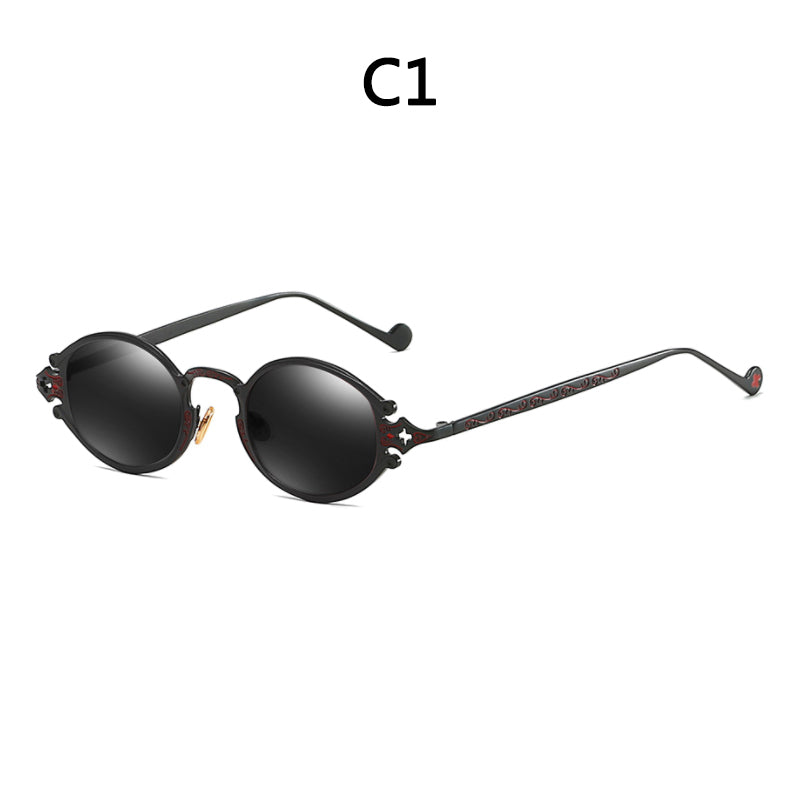 Retro steampunk hip hop sunglasses