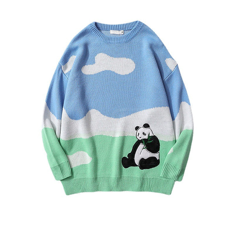 Trendy Wild Sweet And Cool Panda Sweater