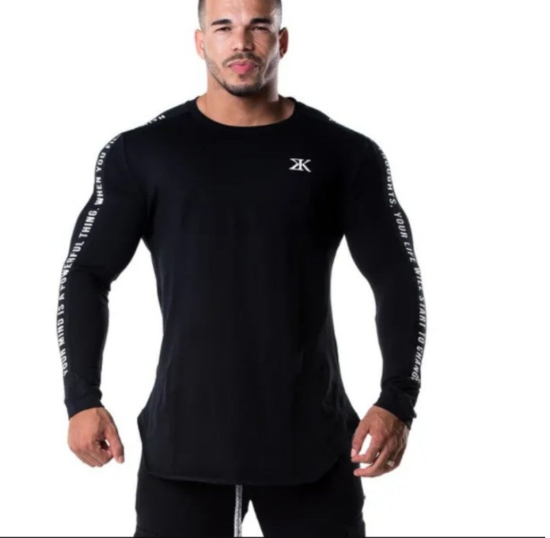 Fitness training long-sleeved bottoming shirt tops breathable elastic moisture wicking quick-drying tight-fitting quick-drying sports and leisure