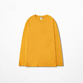 Retro Basic Solid Color Autumn Bottoming Shirt With Long Sleeves