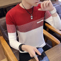 Men's Slim-Fit Color-Block Sweater