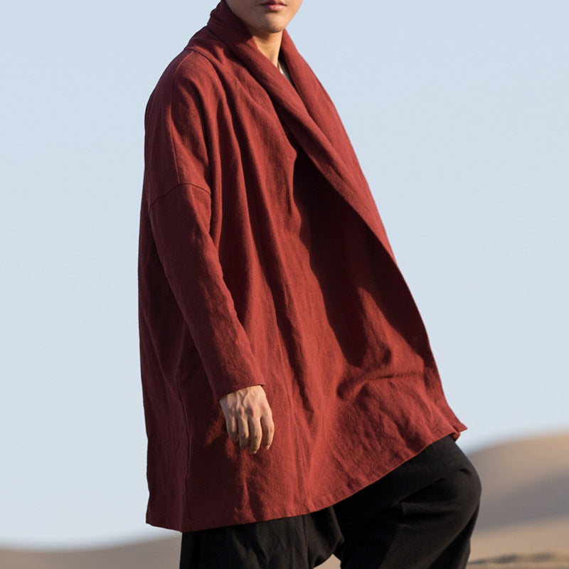Chinese Style Men's Casual Windbreaker Coat