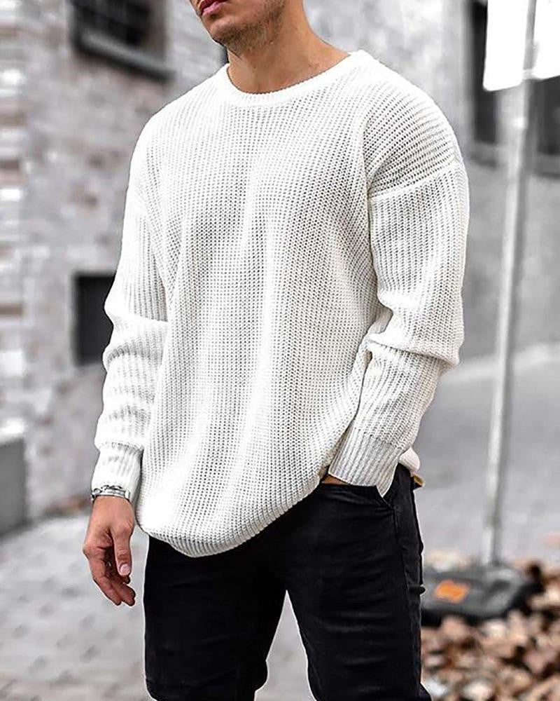 Sweater Men's Autumn And Winter New Fashion Knit Top Sweater