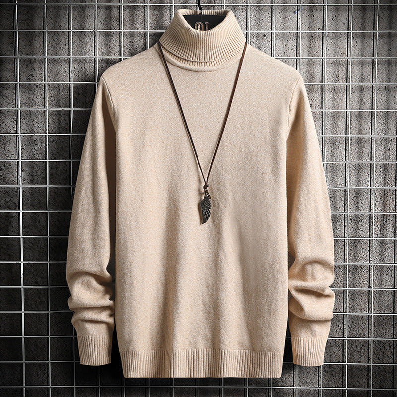 Personalized Solid Color Sweater Men's Sweater