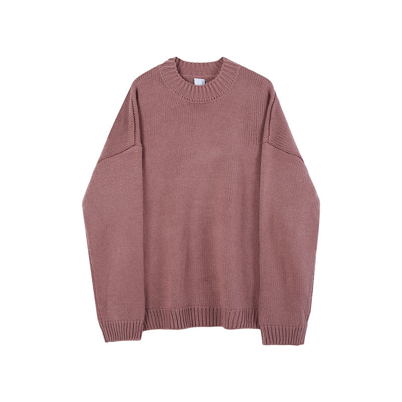 Loose Knit Sweater Thickened Bottoming Sweater