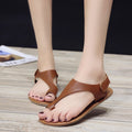 Sandals Women Low Heel Ankle Velcro Plus Size 43 Foreign Trade Sandals