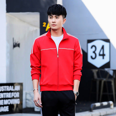 Cardigan Sweater Pants Male YouthFashion Sports Suit