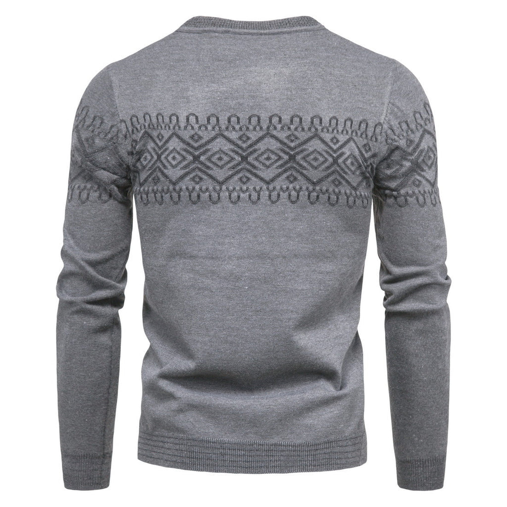 Men's Knitwear Men's Round Neck Long Sleeve Fashion Sweater Base
