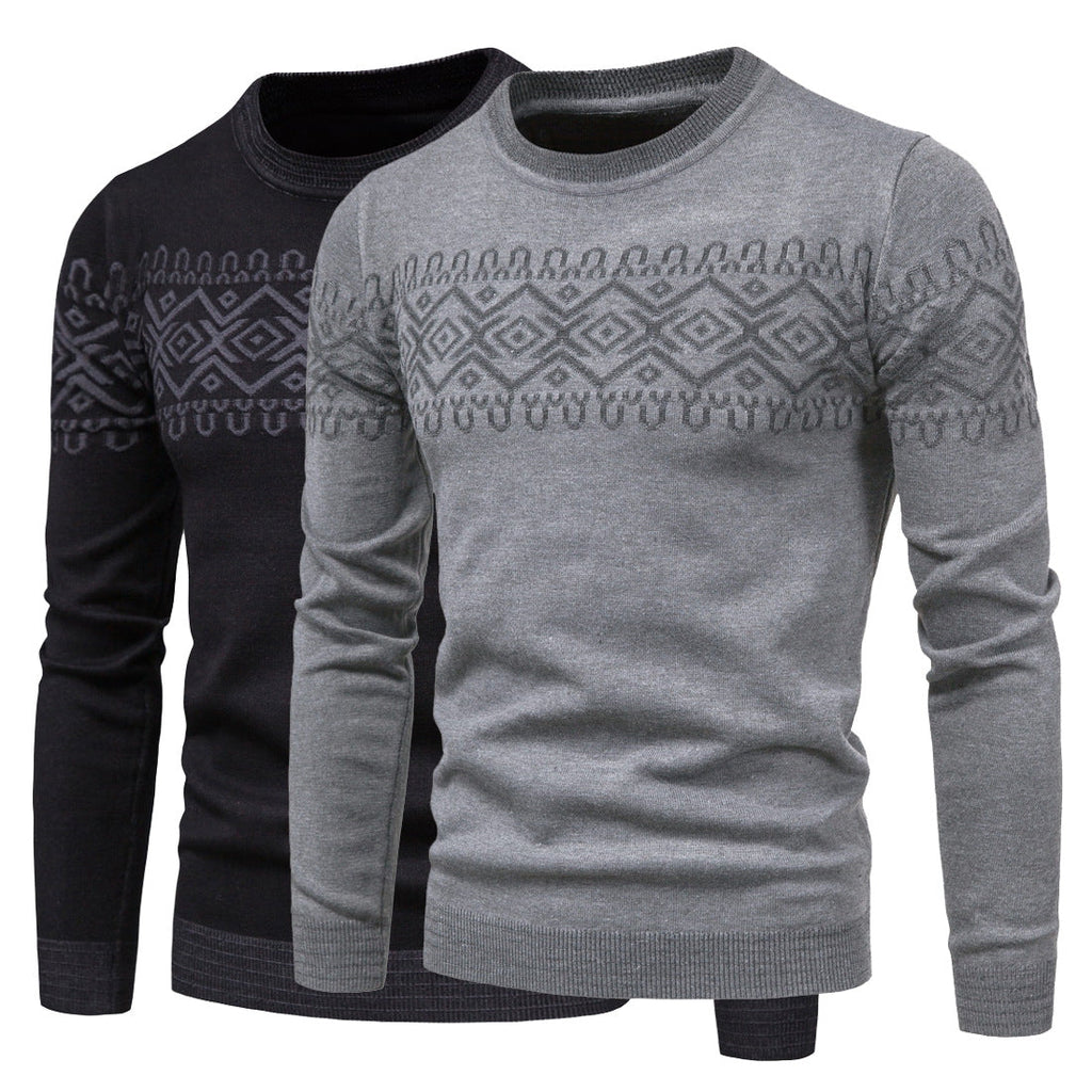Men's Knitwear Men's Round Neck Long Sleeve Fashion Sweater Base