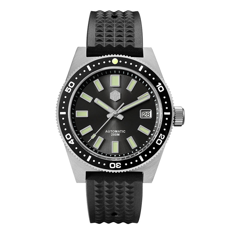 Submersible Mechanical Watch Waterproof Sapphire Bubble Mirror Watch