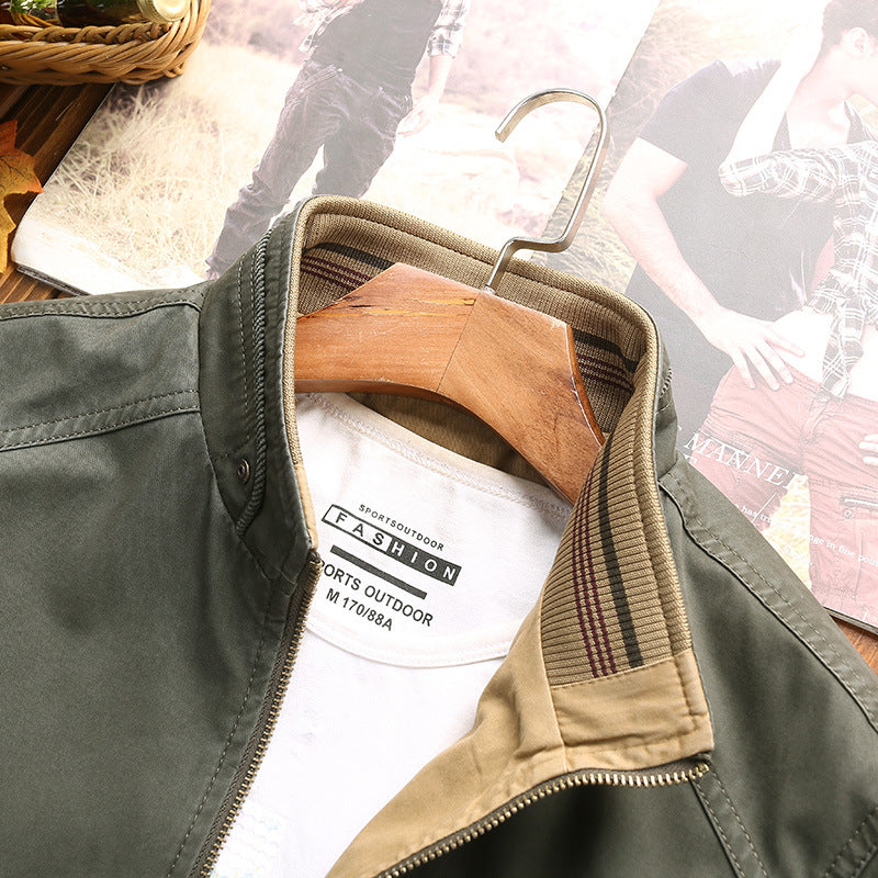 Outdoor Leisure Double-Sided Wear Loose Jacket