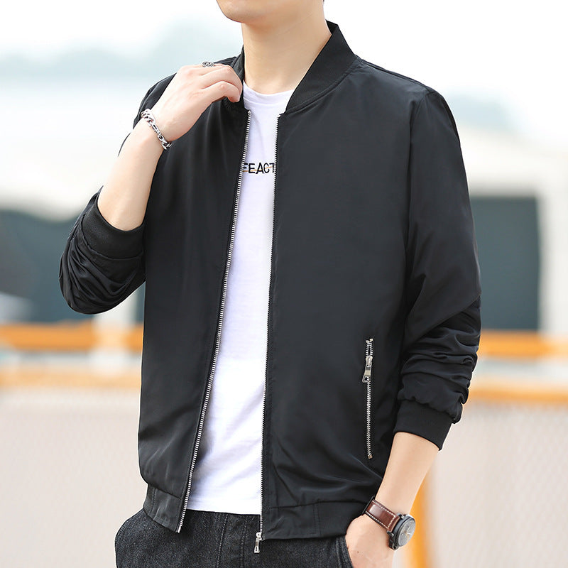 Men's Baseball Collar Jacket