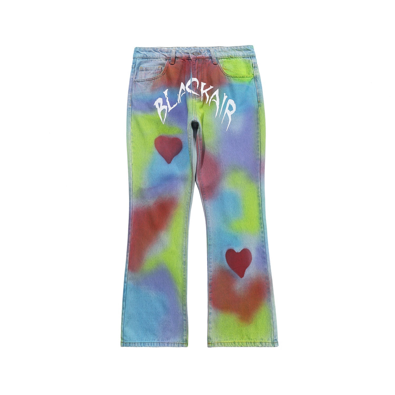 Madeextreme Street Brand Spring Summer New Love Wei La Hip Hop National Trendy Men's Vibe Jeans