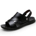 Leather Middle-Aged And Elderly Wear Sandals